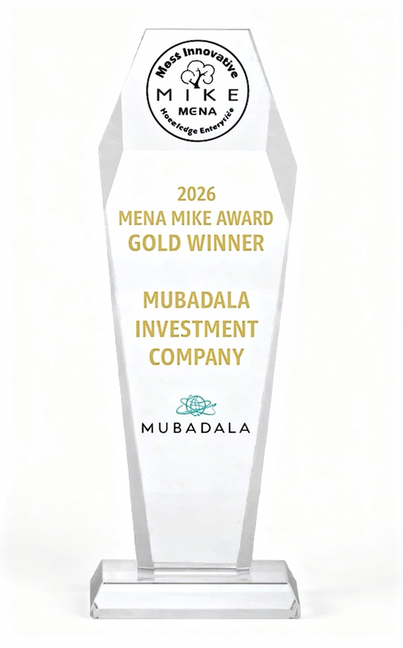 MENA MIKE Award trophy and winners